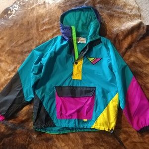 Vintage 80s jacket windbreaker waterproof